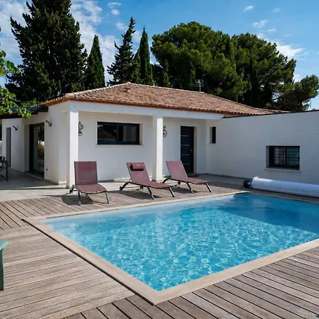 Vakantiehuis Spacieuse Avec Piscine Garage Et Wifi Autignac (Herault)